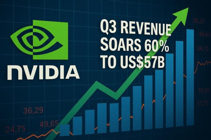 Nvidia's Q3 Revenue Soars 60 Per Cent To Us$57b