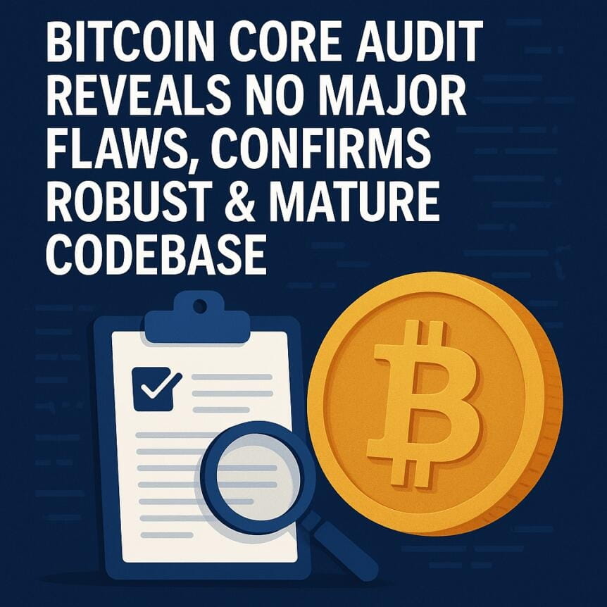 Bitcoin Core Audit Reveals No Major Flaws, Confirms Robust & Mature Codebase