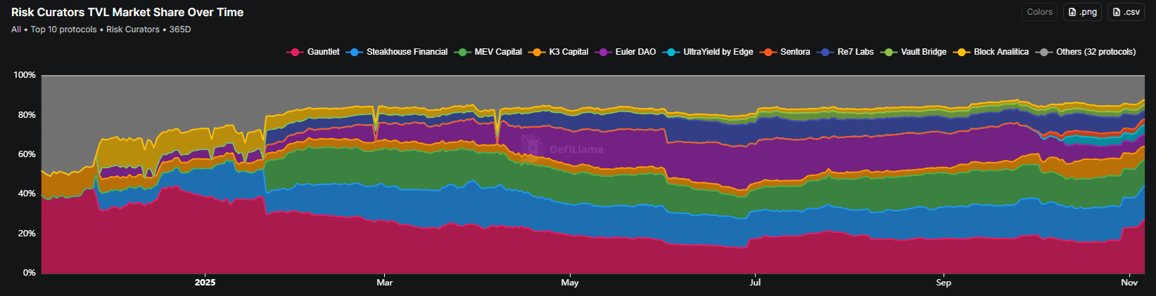 Risk curators took off in 2025, but led to recent DeFi lending vault troubles.