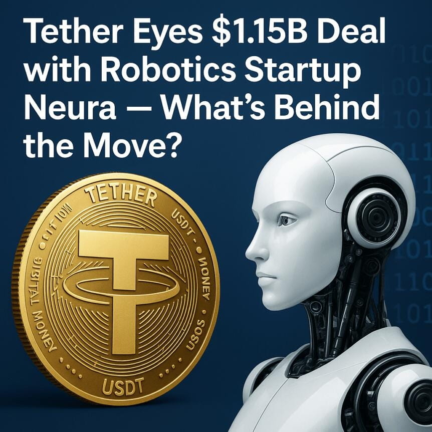 Tether Eyes $1.15b Deal With Robotics Startup Neura — What’s Behind The Move?