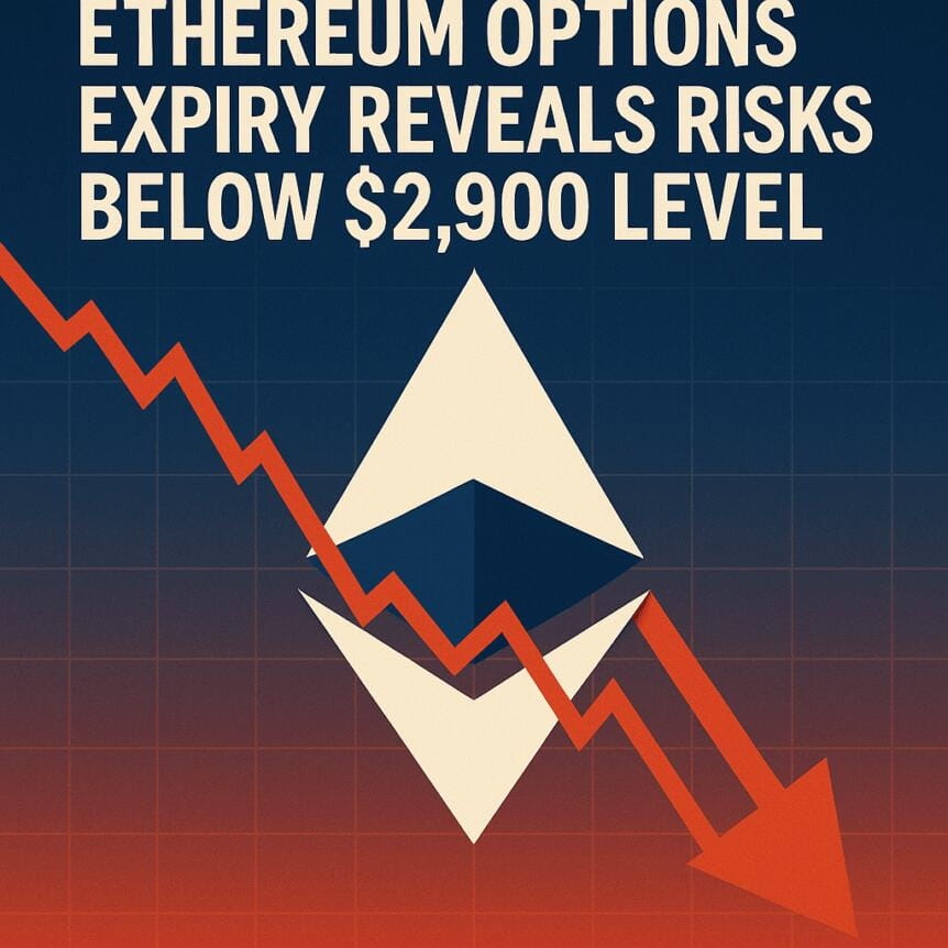 Ethereum Options Expiry Reveals Risks Below $2,900 Level