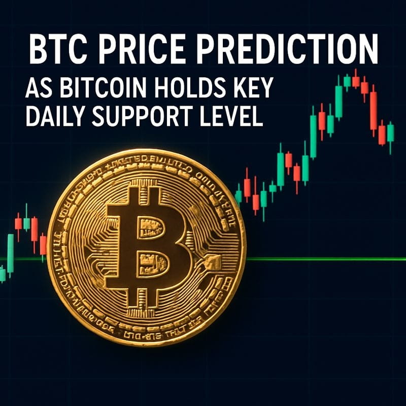 Btc Price Prediction As Bitcoin Holds Key Daily Support Level