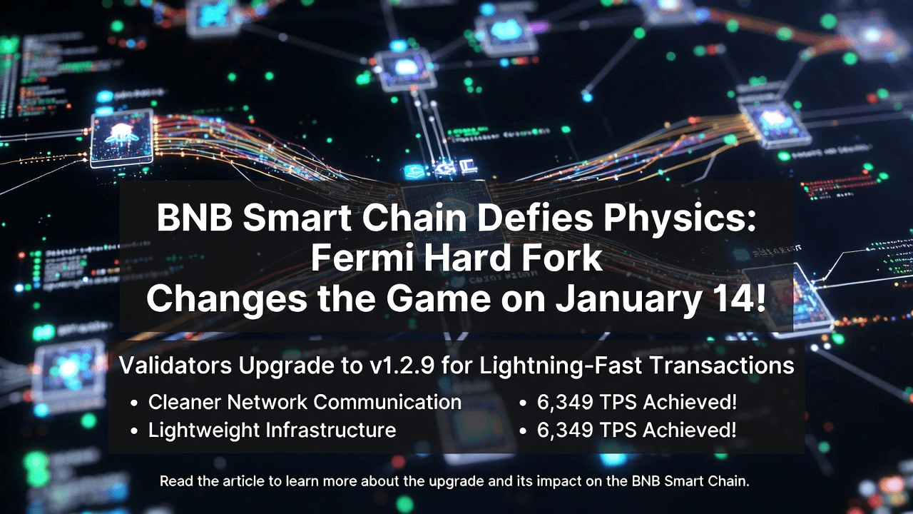 🧑‍💻BNB智能链飞向太空：Fermi硬分叉在1月14日改变游戏规则！ | ASEN_K_TS发布于币安广场