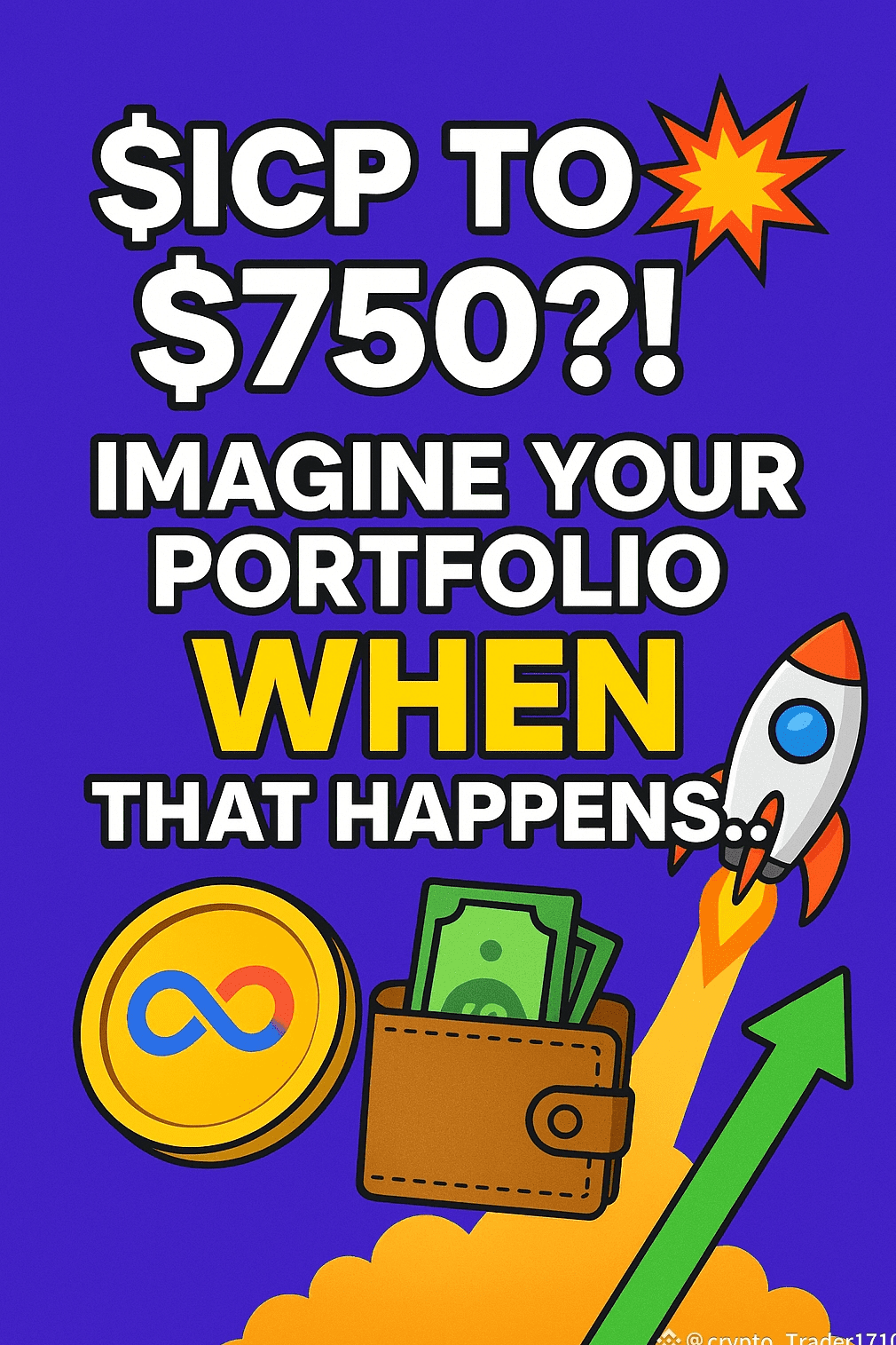 🚀 $ICP ¿de nuevo a $750? 😱 En este momento, está en solo | H 4 Engulfing  231 en Binance Square