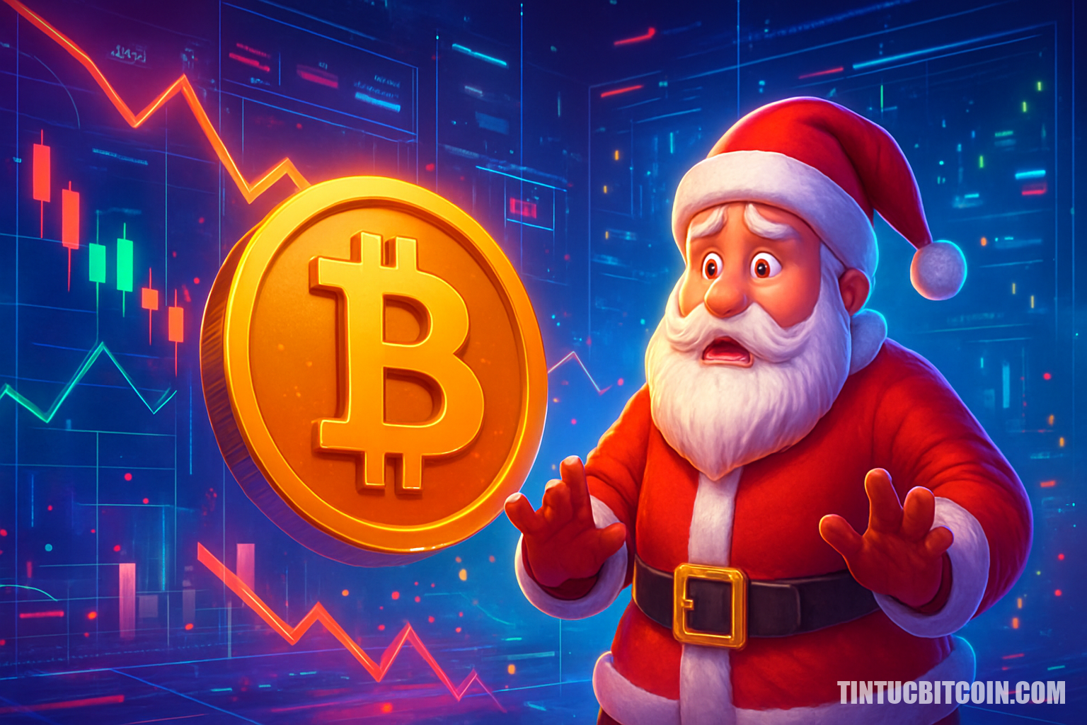 Bitcoin có thể mất đà tăng Noel, Santa rally bị hủy