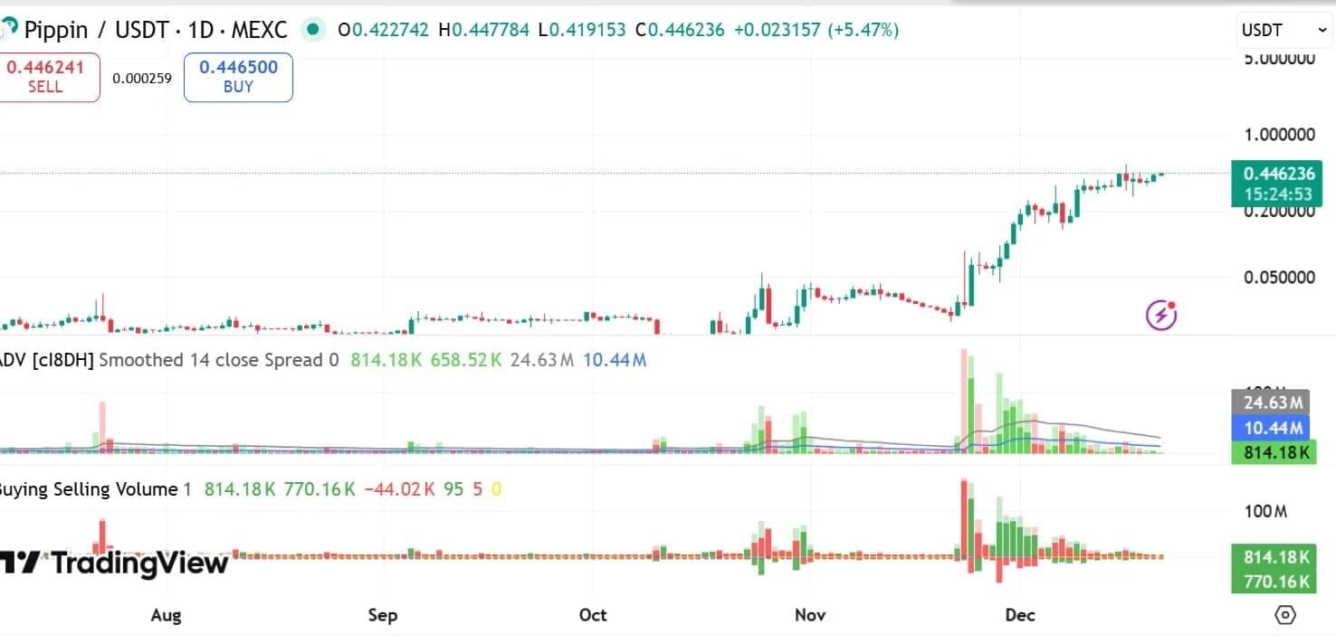 Pippin 买卖量