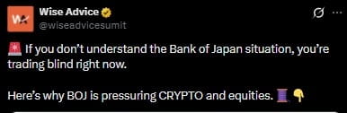 BoJ Impact on crypto