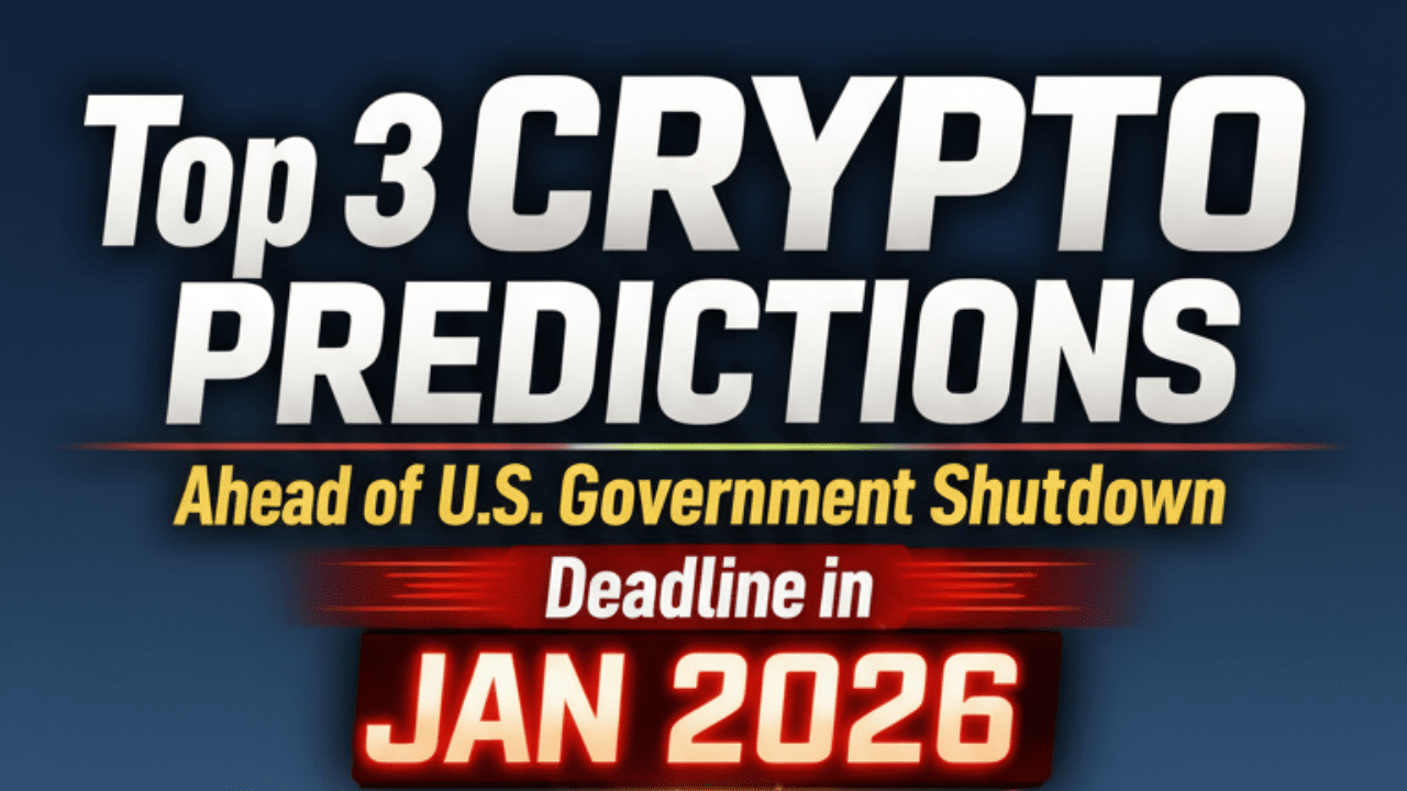🚨 U.S. Government Shutdown in Jan 2026? Crypto Alert Political uncertainty  is rising and markets hate chaos. Here are 3 key crypto predictions traders  are watching 👇 1️⃣ High volatility ahead Bitcoin