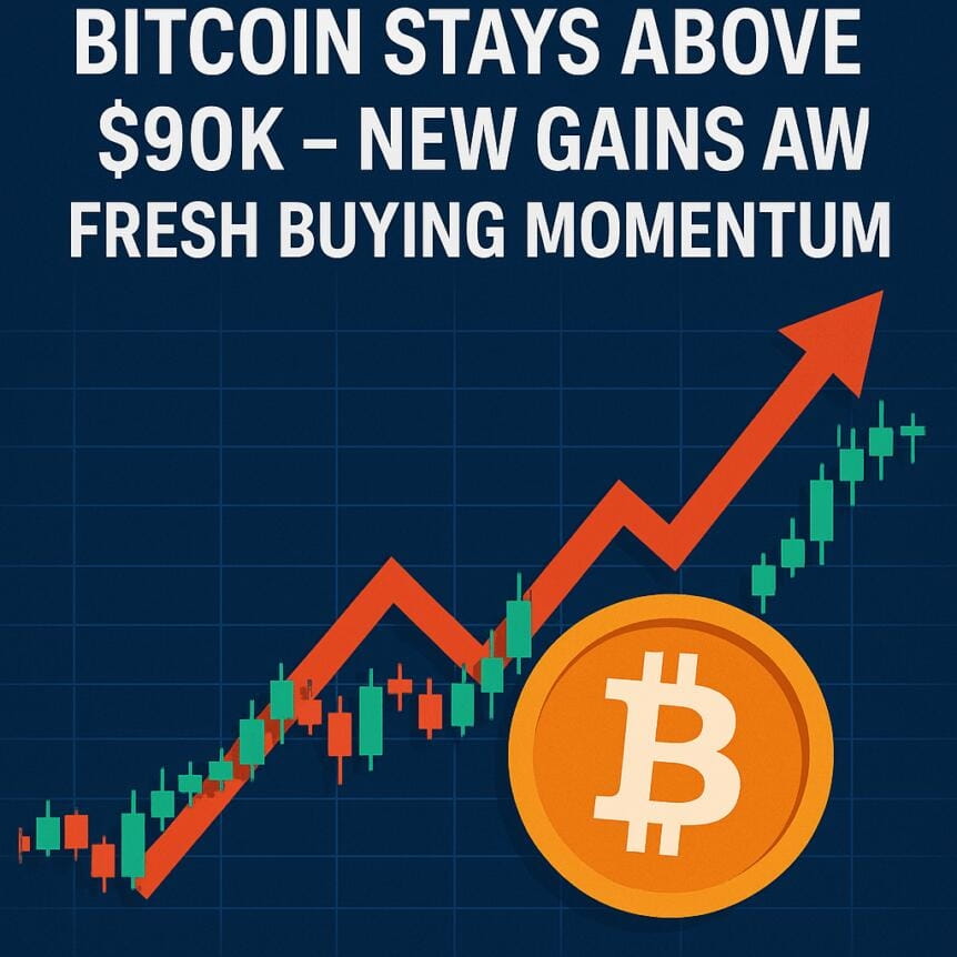 Bitcoin Stays Above $90k – New Gains Await Fresh Buying Momentum