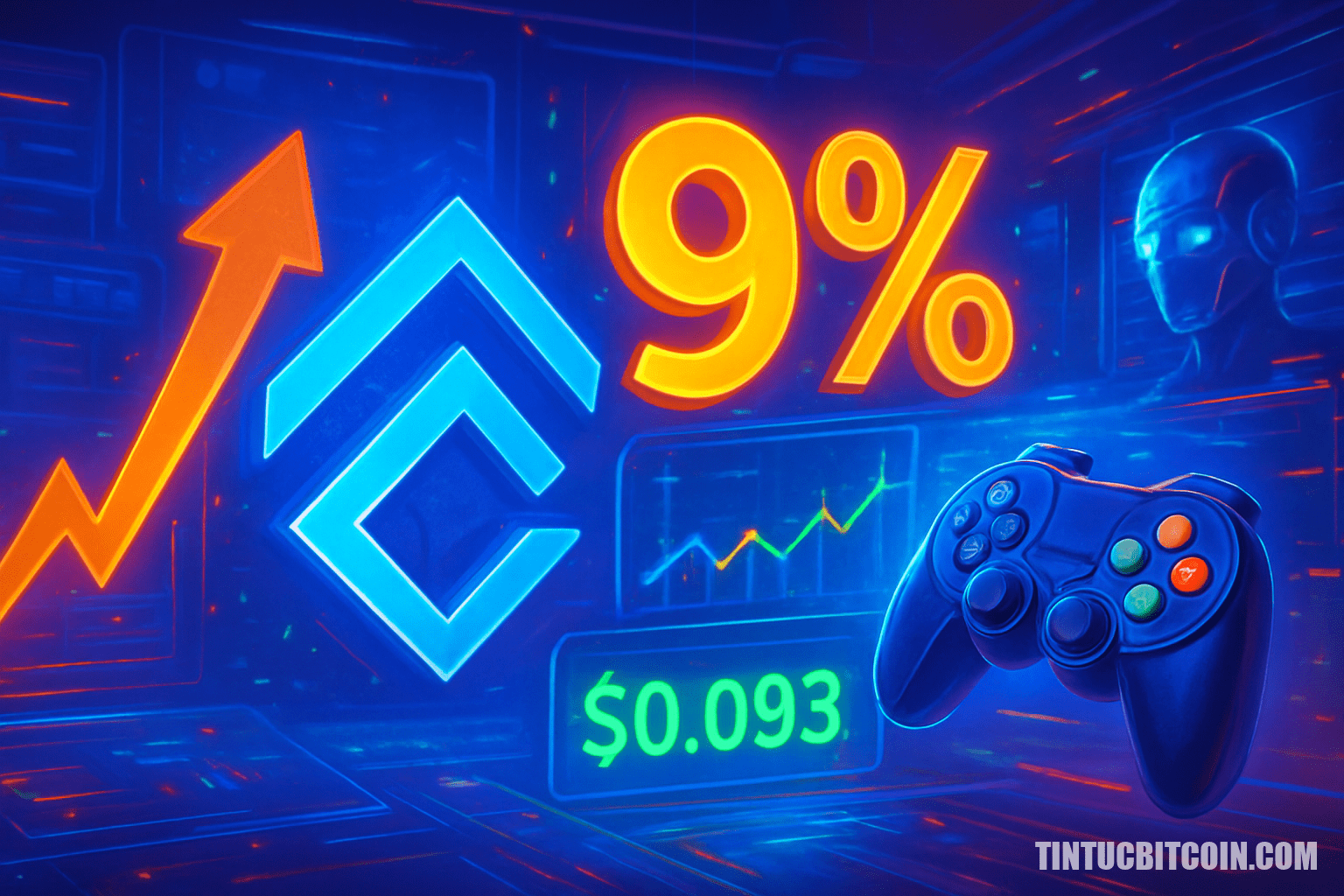 Conflux tăng 9% nhờ thỏa thuận game AI, mục tiêu 0,093 USD nếu…