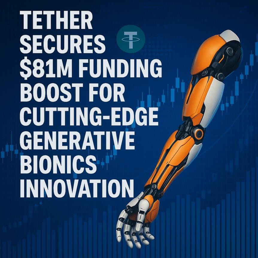 Tether Secures $81m Funding Boost For Cutting-Edge Generative Bionics Innovation