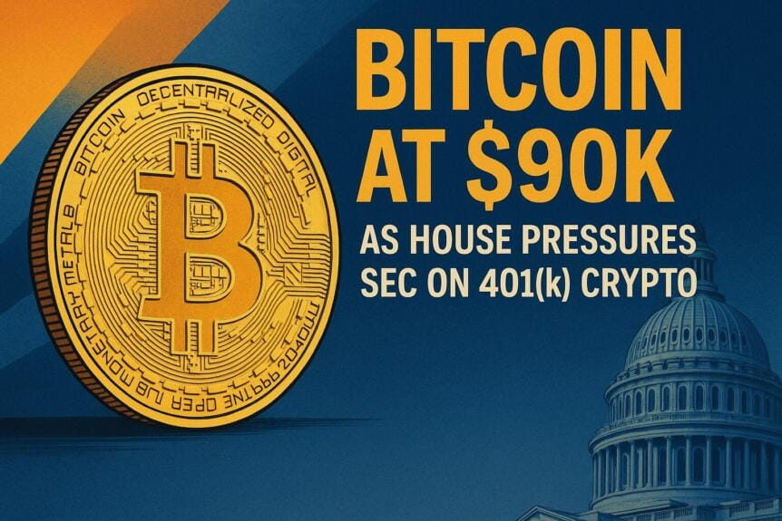 Bitcoin At $90k As House Pressures Sec On 401(K) Crypto