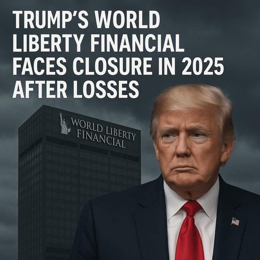 Trump's World Liberty Financial Faces Closure In 2025 After Losses