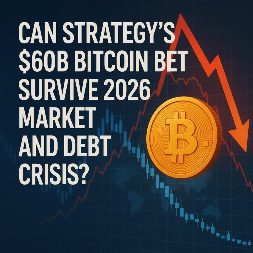 Can Strategy's $60b Bitcoin Bet Survive 2026 Market And Debt Crisis?