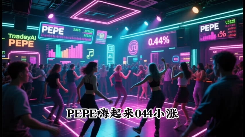 📱$PEPE Let's get excited, 0.44% slight increase 🔥, the cryptocurrency ...