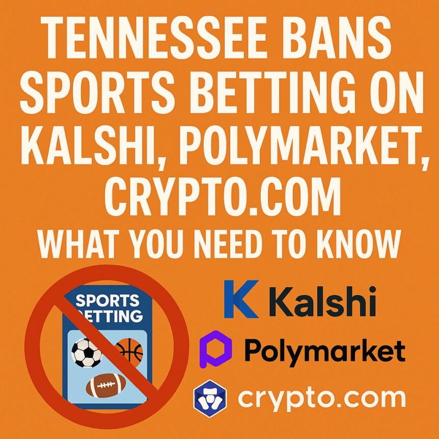 Tennessee Bans Sports Betting On Kalshi, Polymarket, Crypto.com: What You Need To Know