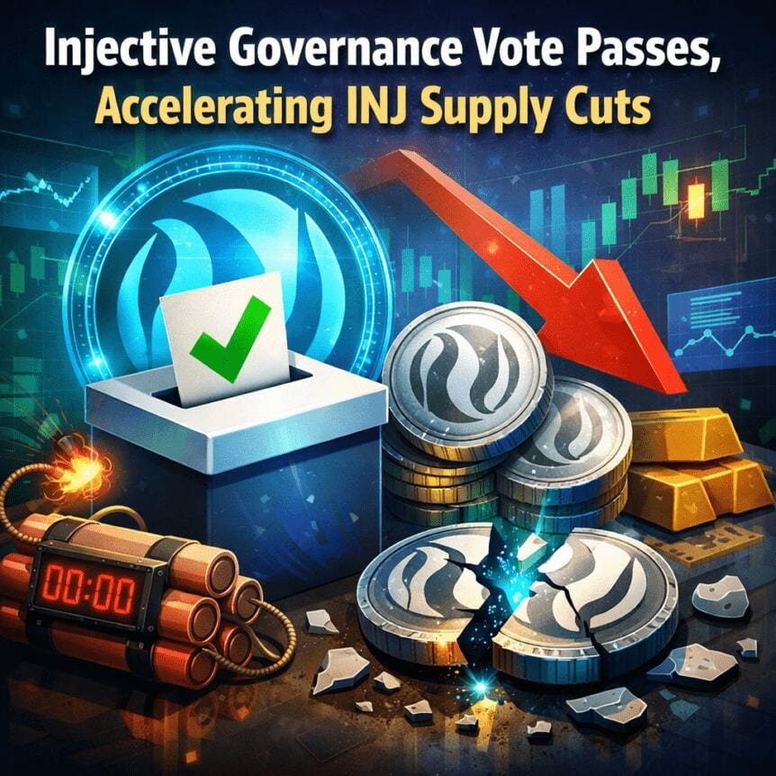 Injective Governance Vote Passes, Accelerating Inj Supply Cuts