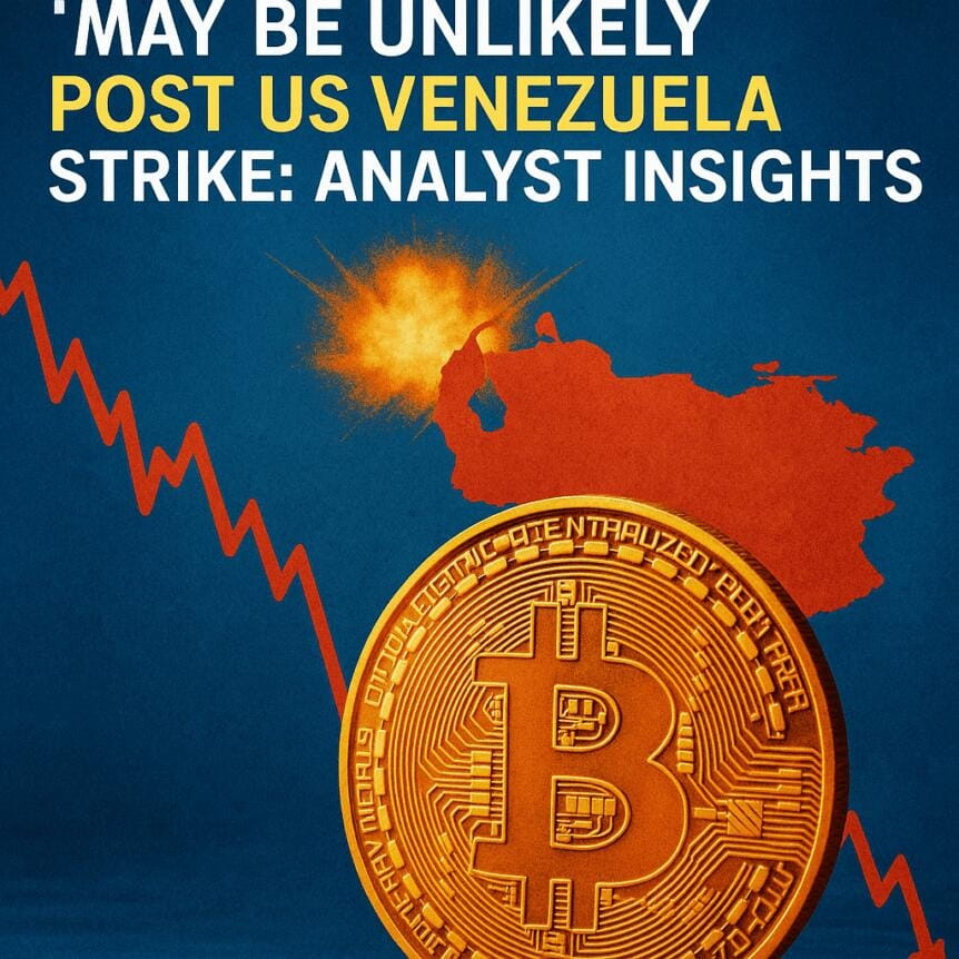 Why A Bitcoin 'correction' May Be Unlikely Post Us Venezuela Strike: Analyst Insights