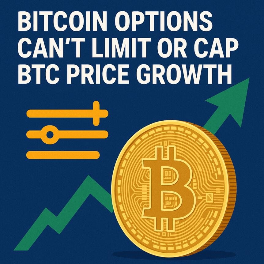 Bitcoin Options Can't Limit Or Cap Btc Price Growth