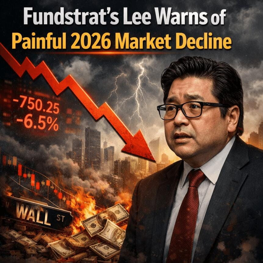 Fundstrat's Lee Warns Of Painful 2026 Market Decline