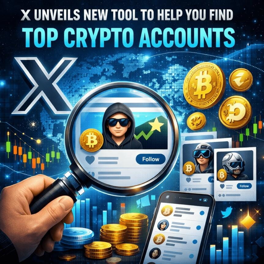 X Unveils New Tool To Help You Find Top Crypto Accounts