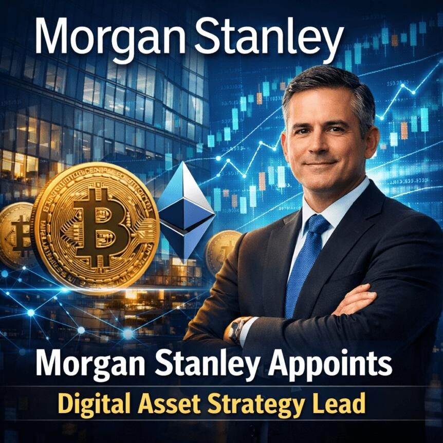 Morgan Stanley Appoints Digital Asset Strategy Lead