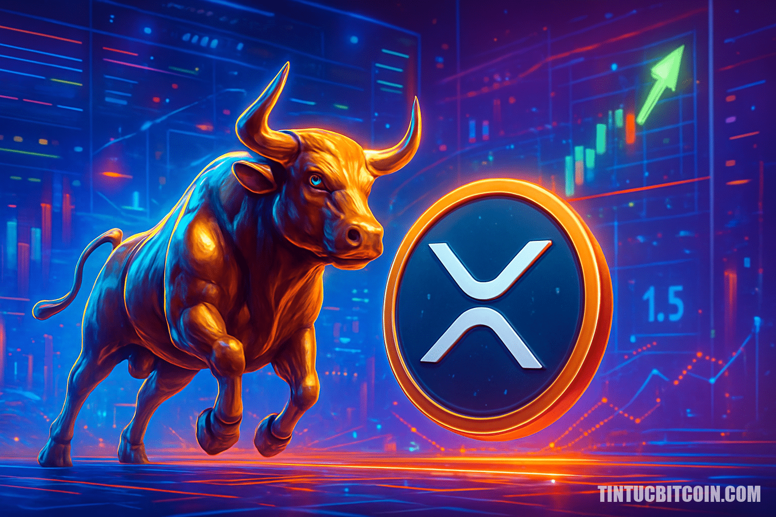 Phe bò XRP đối mặt mốc 1,8 USD quyết định xu hướng giá