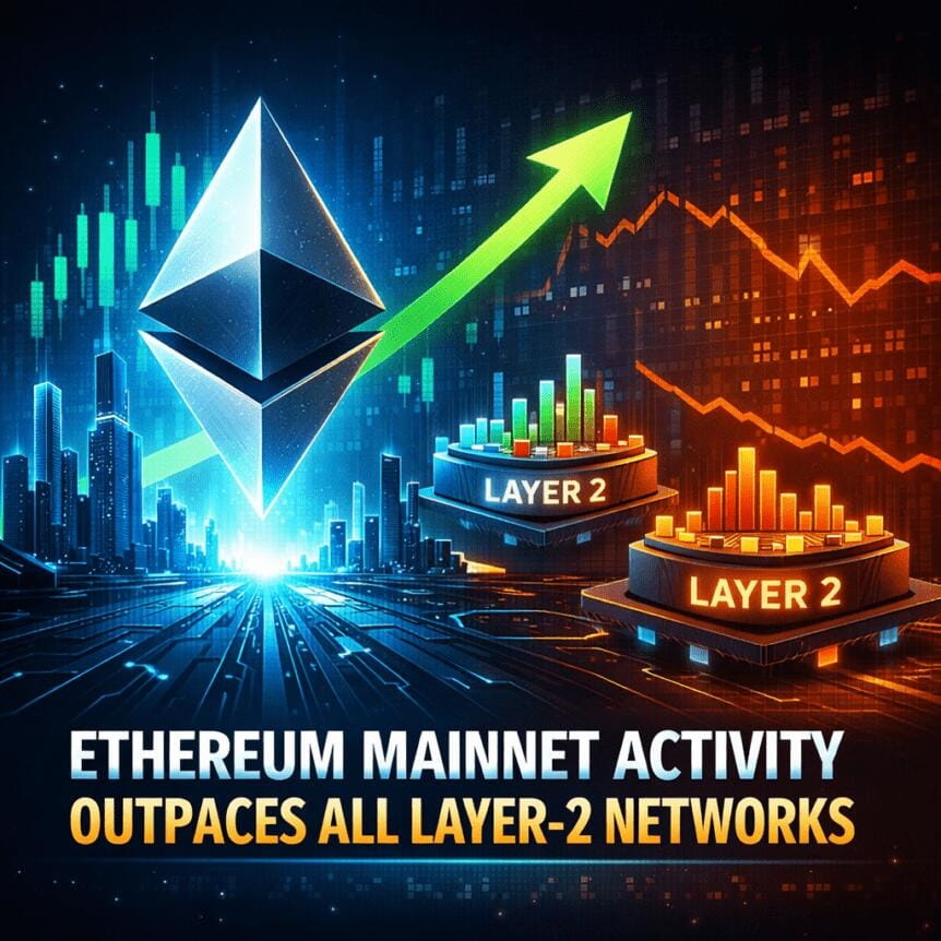 Ethereum Mainnet Activity Outpaces All Layer-2 Networks