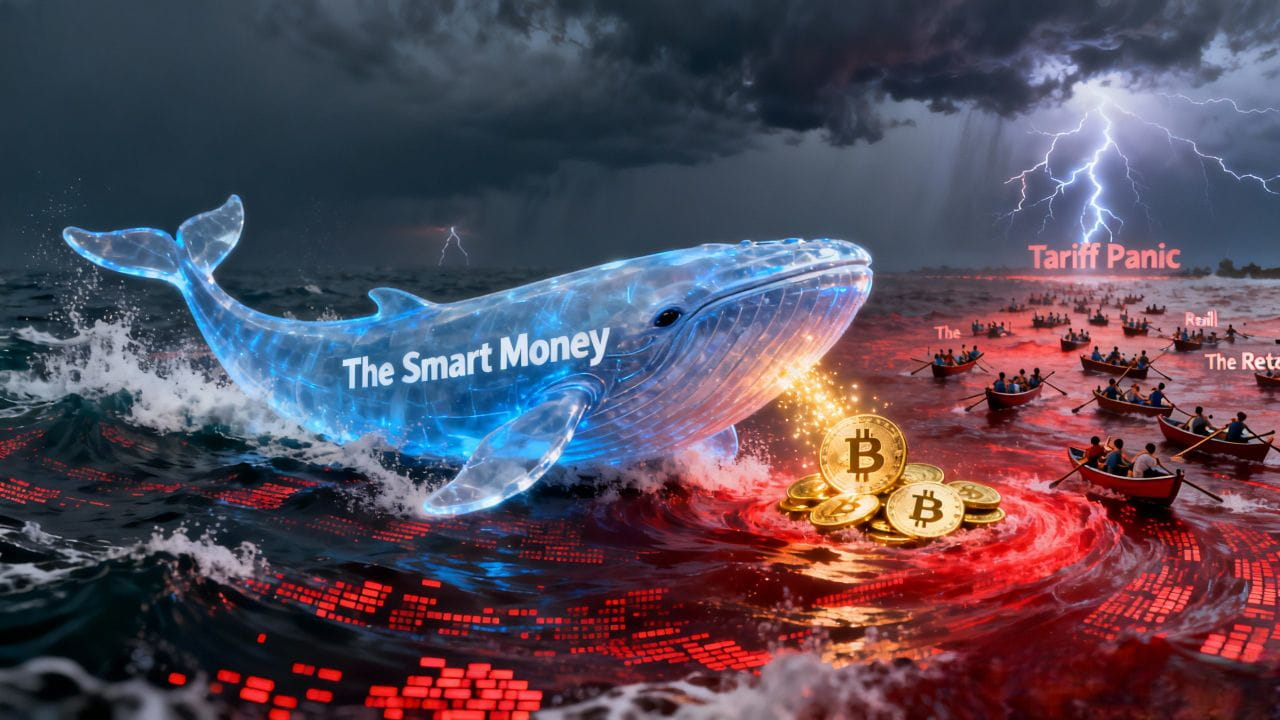 SMART MONEY VS. RETAIL: WHALES ACCUMULATE $3.2B BTC AS WEAK HANDS  CAPITULATE | Coinstages on Binance Square