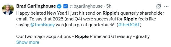 Ripple CEO Brad Garlinghouse