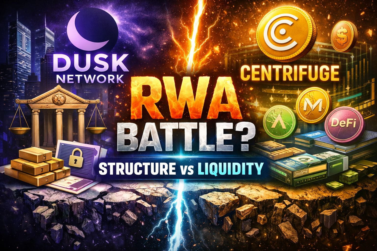 Dusk vs Centrifuge, Two RWA Roads And Why Mixing Them Up Is Lazy Thinking |  Crypto PM on Binance Square
