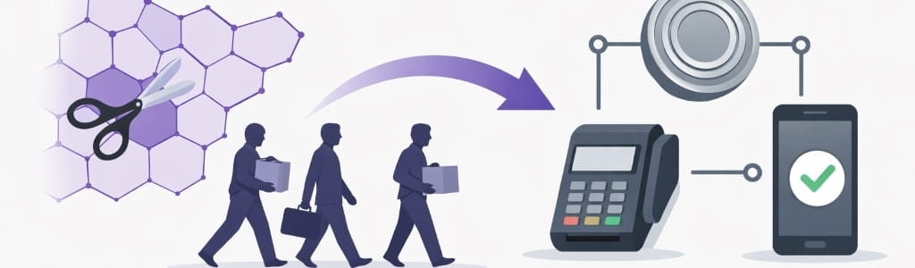 Polygon Labs cut staff while pivoting to a payments-first new “Open Money Stack” after deals up to $250 million for Coinme and Sequence.