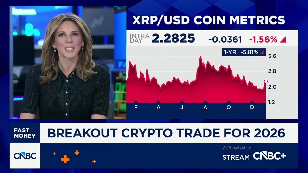 CNBC is desperate for you to buy XRP. 😳 