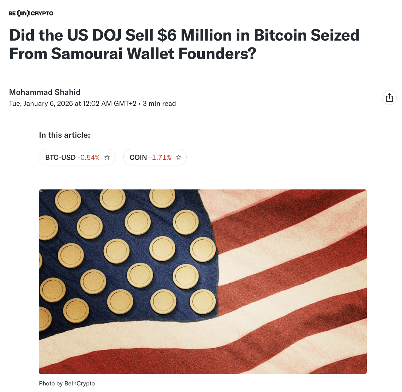 El gobierno de EE. UU. podría haber vendido BTC en noviembre, aunque según  la orden de Trump no debería hacerlo | Proekt_73 en Binance Square