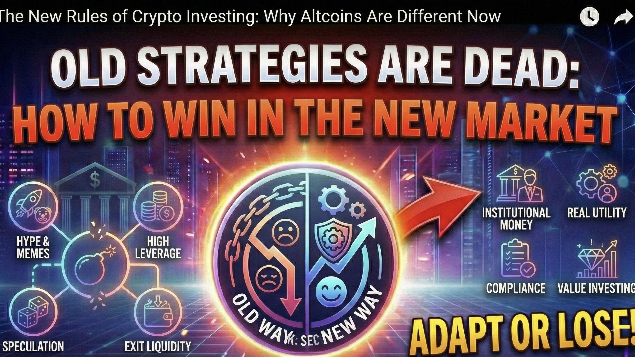 Altcoins Have Changed. If You Invest the Old Way, You Are Fighting the  Market | Mavis Evan på Binance Square