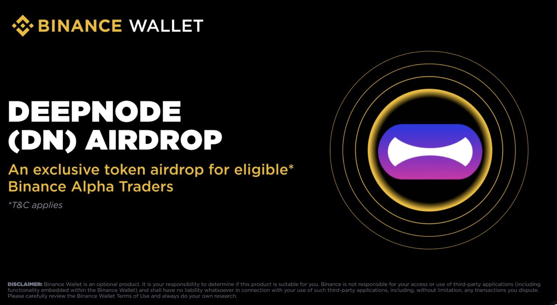 Binance Alpha to Feature DeepNode (DN) First, Airdrop Access Opens Jan. 9 |  Binance News on Binance Square