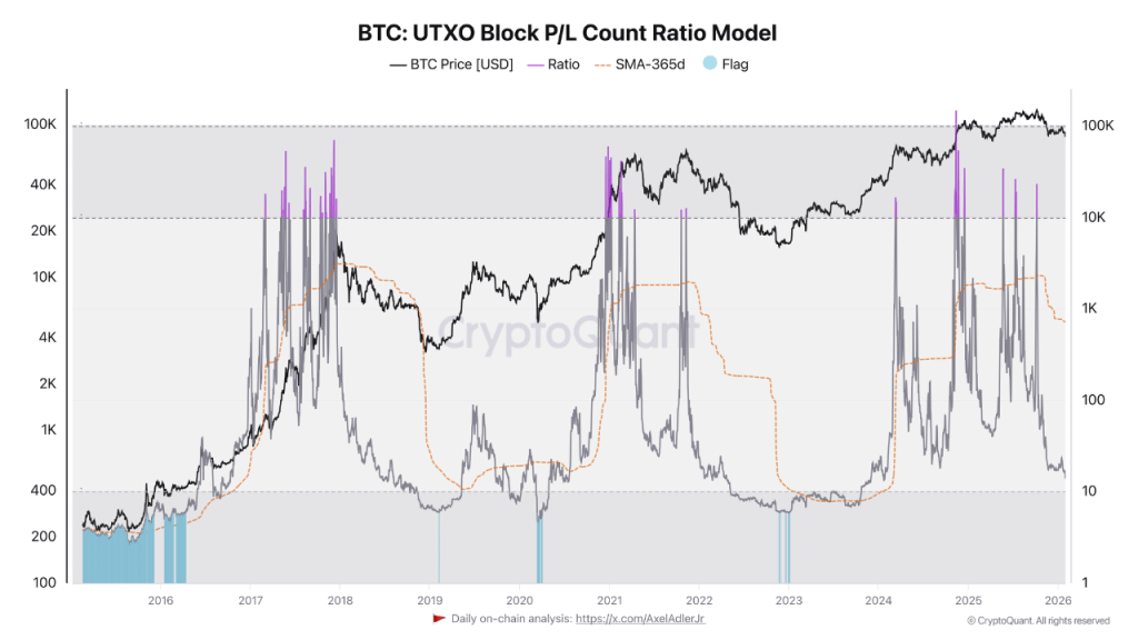 Bitcoin Price Faces Structural Pressure as Losses Spread Across On-Chain Holders<br />
