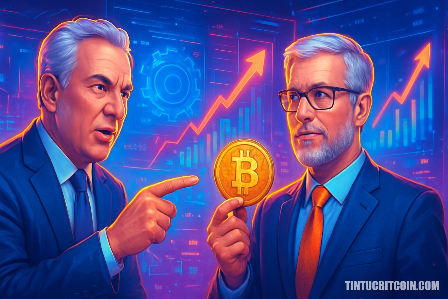 Peter Schiff chỉ trích cược Bitcoin của Saylor giá cao hơn 10.000 USD