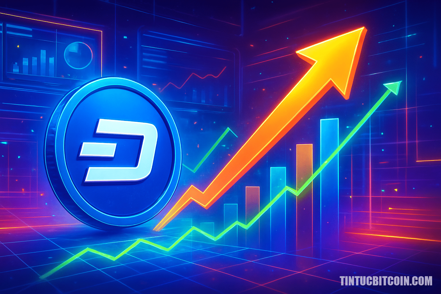 DASH tăng 15% có thể mở đường hướng tới mốc 45 USD