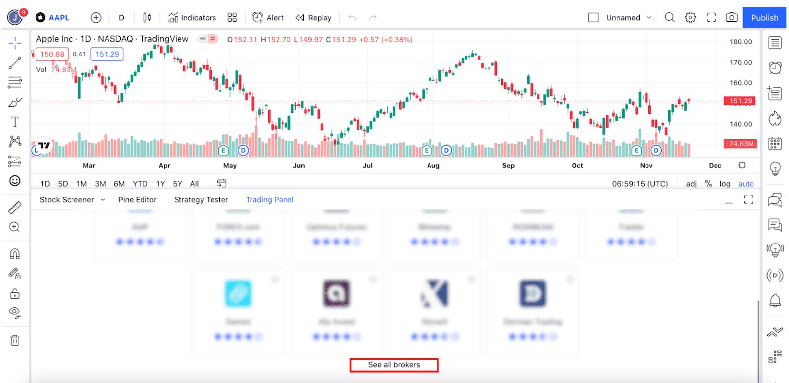 Binance Trading Interface