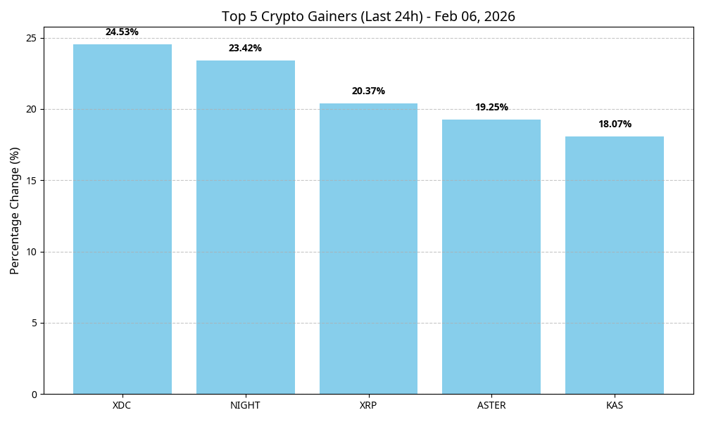 Top 5 Crypto Gainers (Last 24h)