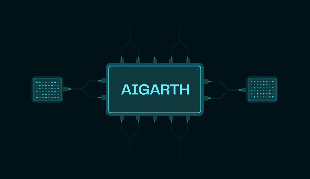 Neuraxon Aigarth processor visualization showing the decentralized AI architecture that bridges biological neural networks and artificial neural networks on the Qubic blockchain