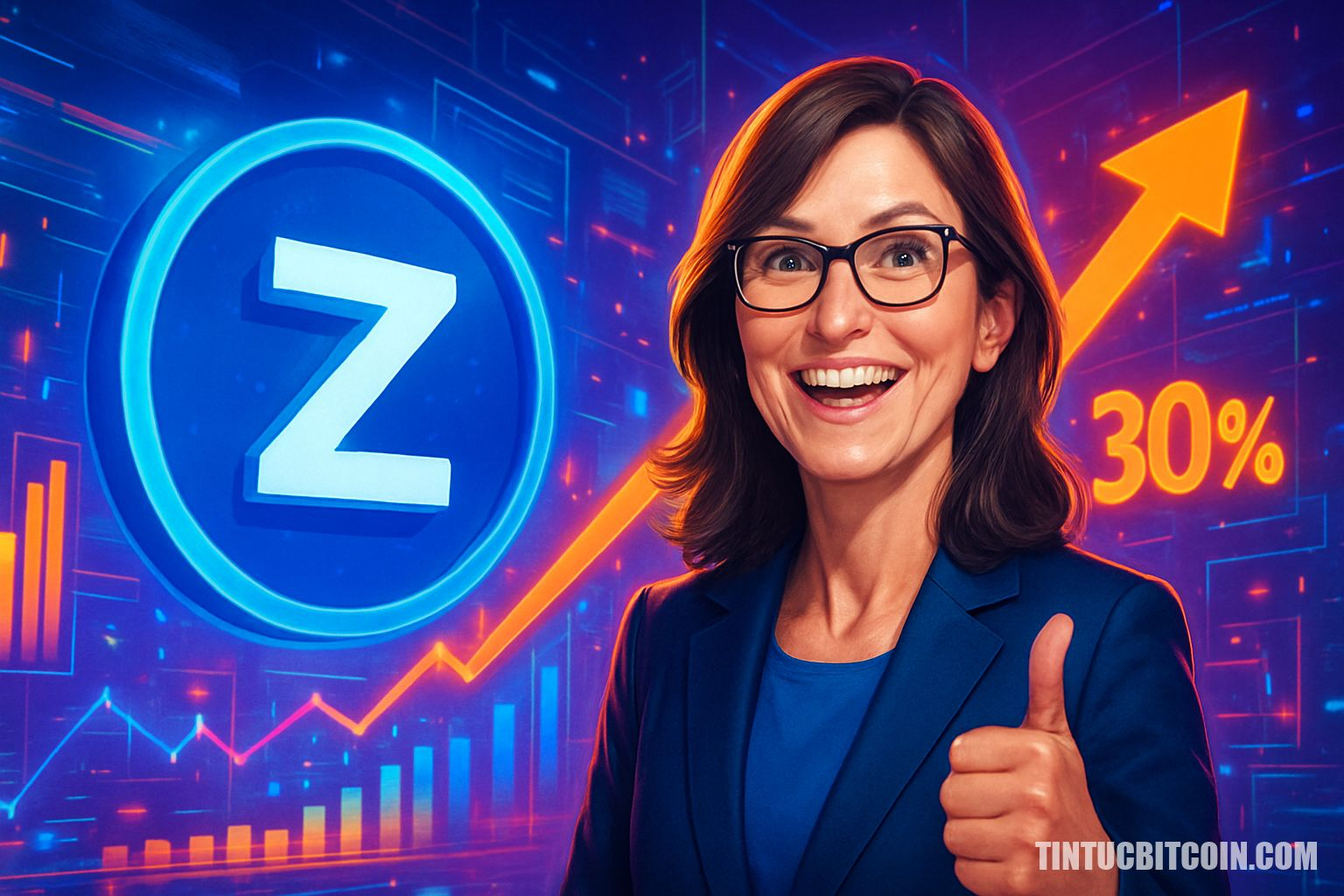Cathie Wood ủng hộ chain Zero, ZRO của LayerZero tăng 30%