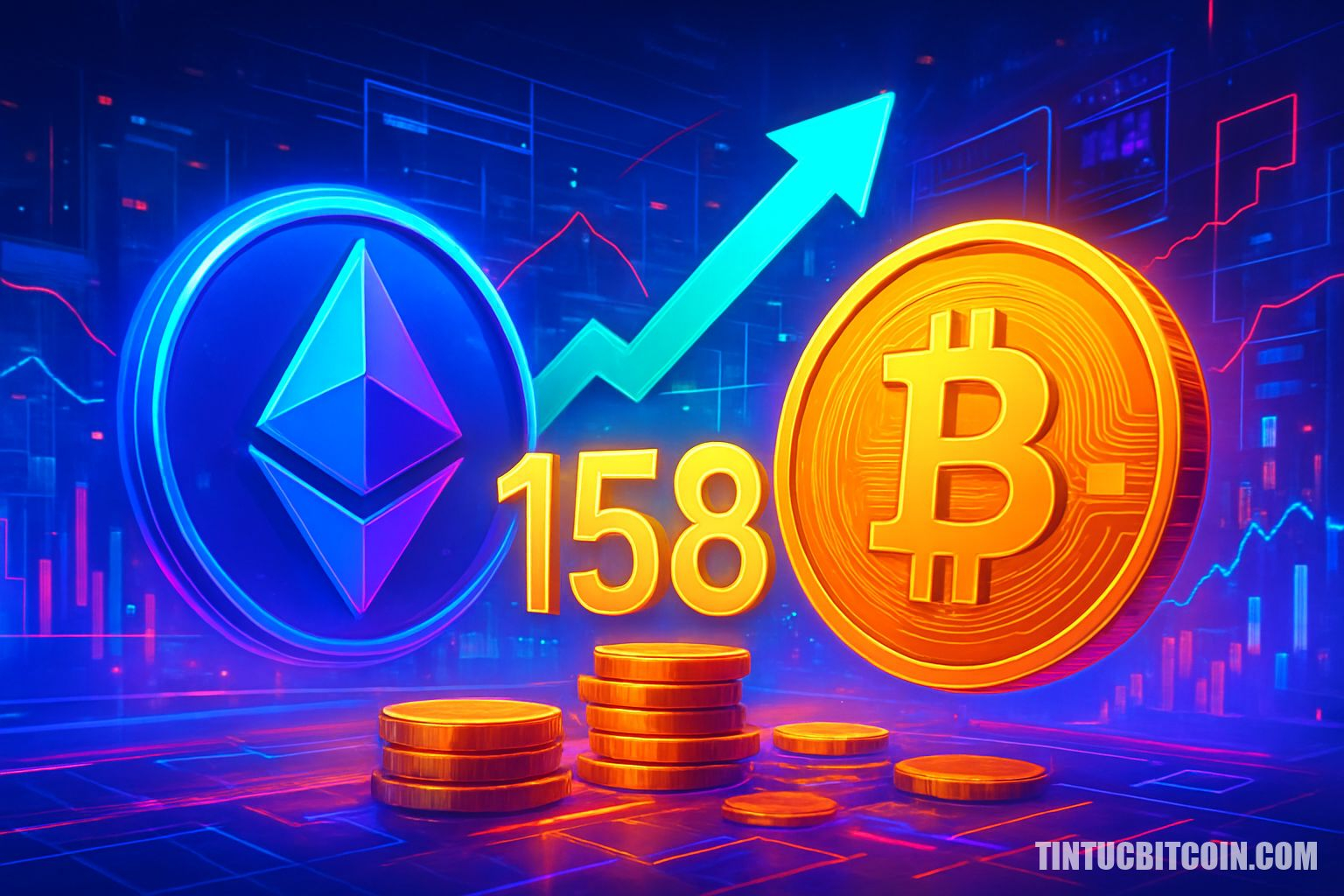 Nguồn cung stablecoin trên Ethereum vượt 158 tỷ USD, vì sao ETH/BTC quan trọng?