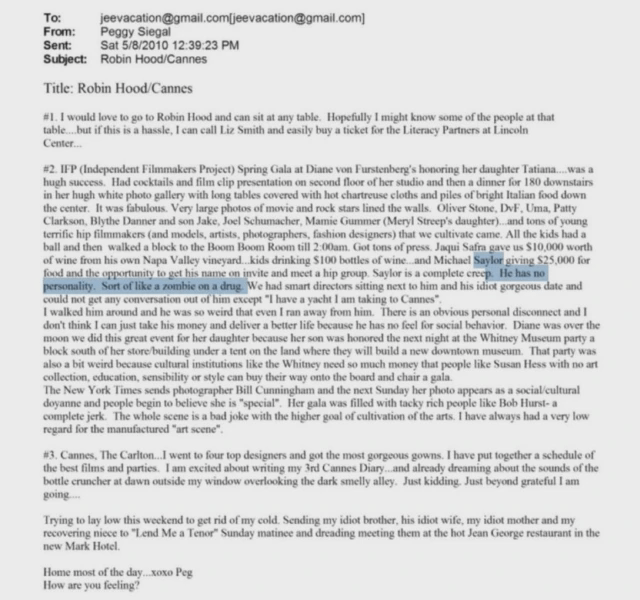 майкл Сейлор в файлах Эпштейна