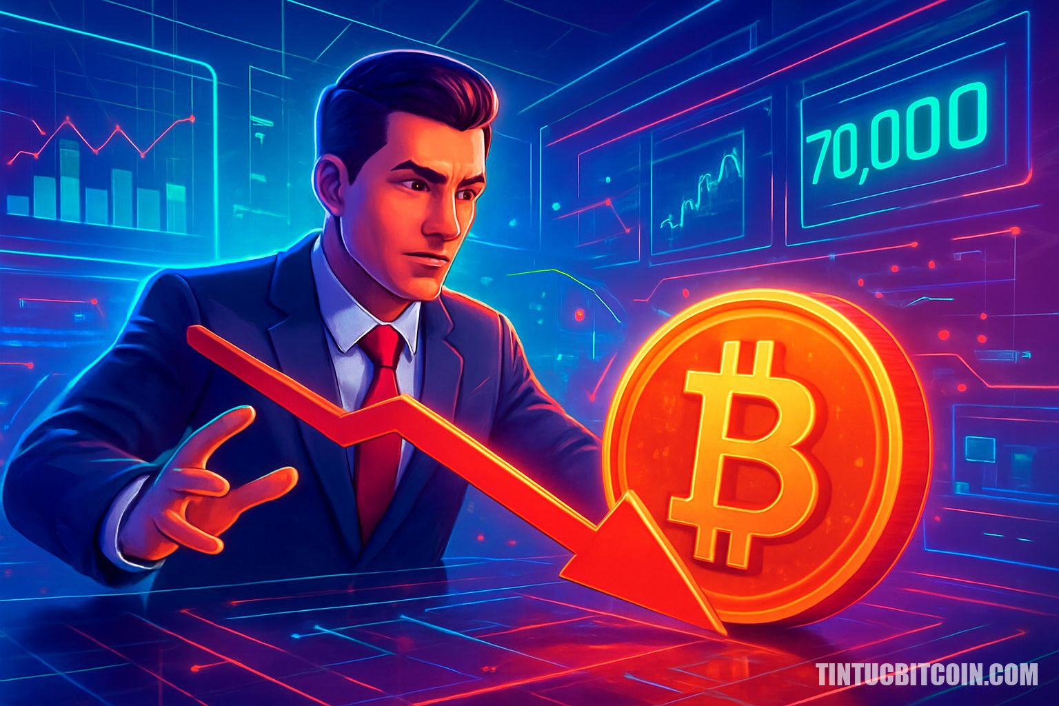 Nhà đầu tư chốt lời ngắn hạn kéo Bitcoin xuống dưới 70.000 USD?