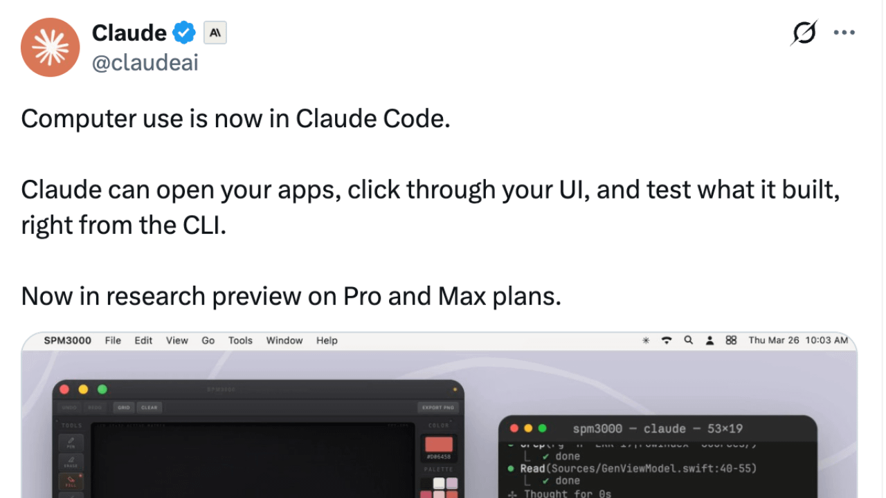 AI TRENDS | Anthropic's Claude Code Introduces New Computer Use Feature ...