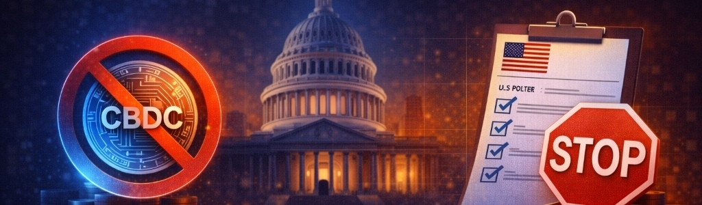 Senate temporary amendment would bar the Fed from issuing a U.S. CBDC until Dec. 31, 2030, adding a section to the Federal Reserve Act.