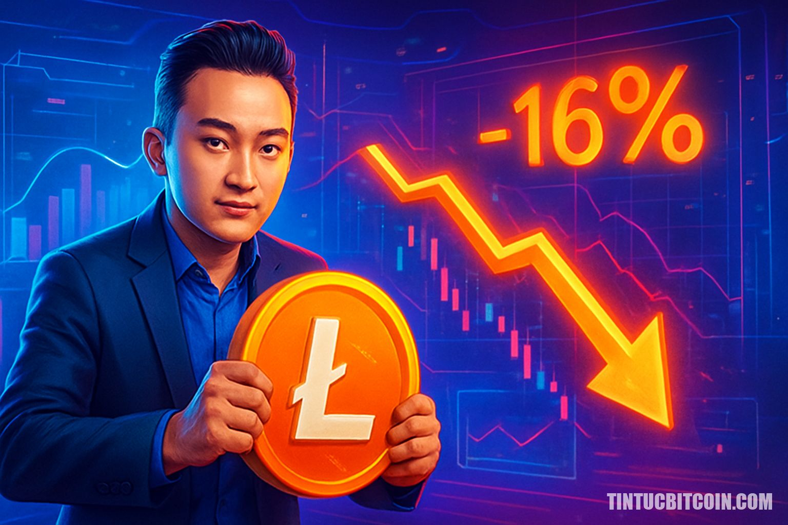 Justin Sun rút vốn khỏi Lighter, LIT giảm 16%