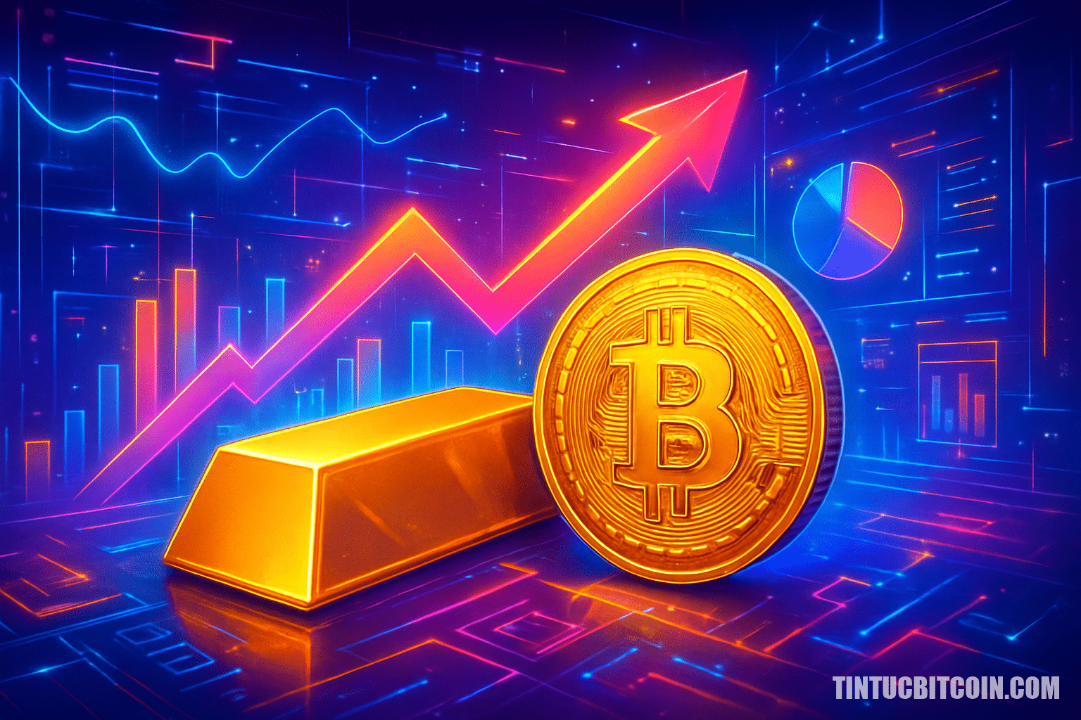 Vàng vượt Bitcoin trong tranh luận tài sản an toàn lần nữa